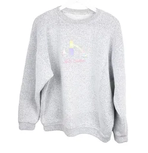 Vintage Retro Embroidered North Carolina Super Soft Grey Crewneck Sweatshirt thumbnail 3