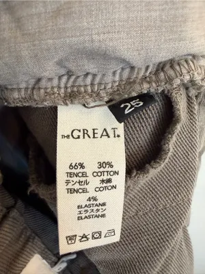 The Great Olive Green Corduroy Rambler Ankle Pants 25 Flawed thumbnail 6