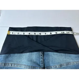 Ingrid Isabel Maternity Jean Shorts Midi Cut Off Short Crossover Panel 2/26 NWT thumbnail 7