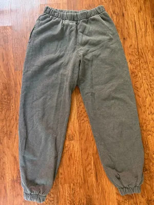 Brandy Melville Dark Gray Fleece Joggers thumbnail 1