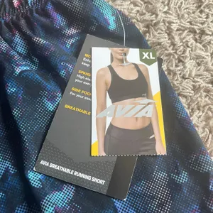 NWT! Avia Blue / Purple Patterned Athletic Shorts Size XL (16-18) thumbnail 6
