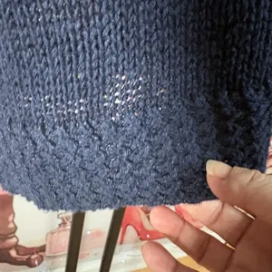 Lauren Ralph Lauren Navy Blue Linen Sweater Size XL thumbnail 10