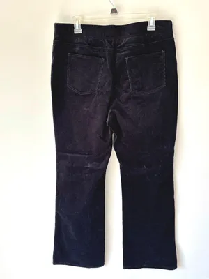 Soft Surroundings Black Ribbed Corduroy Bootcut Pants thumbnail 5