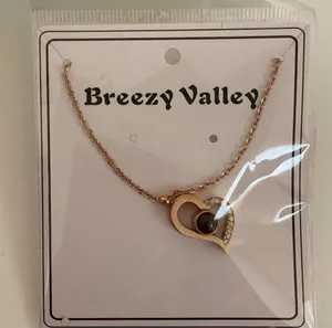 Breezy Valley To My Wife Ceramic Box & I Love You Heart Necklace In Gift Box NWT thumbnail 11