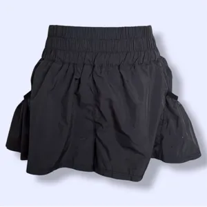 Free People Movement Black Get Your Flirt On Shorts thumbnail 3