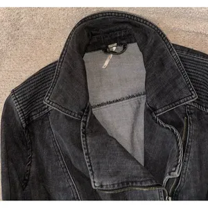 Free People Cropped Jean Jacket thumbnail 2