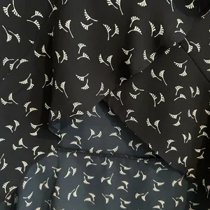 Loft Leaf Print Blouse Navy White Size S thumbnail 8