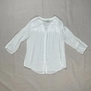 Apt 9 | White Lace Accented Button Front Blouse | Large thumbnail 2