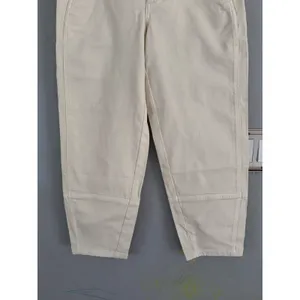 NWD Everlane The Utility Barrel Pant in Bone Crop Wide Leg Denim Jeans Size 2 thumbnail 9