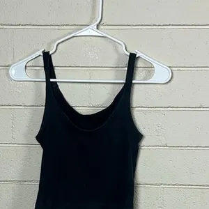 Brandy Melville Black Ribbed Tank one size thumbnail 7