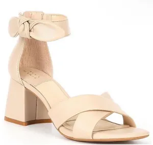 Alex Marie Adeline Leather Bow Block Heel Sandal thumbnail 1