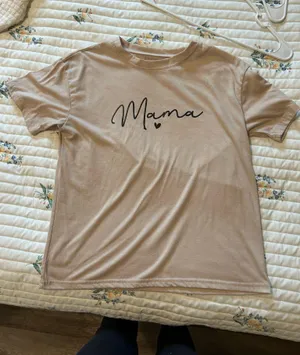 Mama Shirt Shein thumbnail 1
