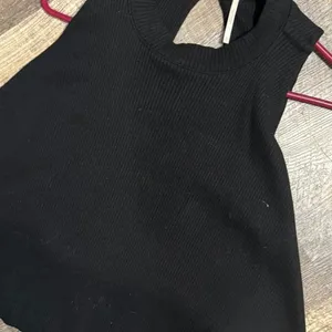 free‎ people tank top with buttons crop top black thumbnail 1