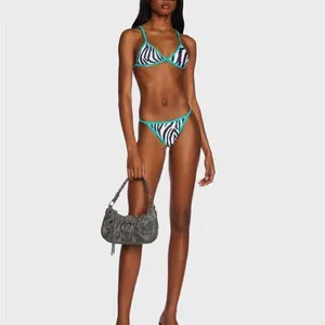 NWT Mermaid Swimwear | Dolls Kill | Wild Style Bikini Set Size Small thumbnail 5