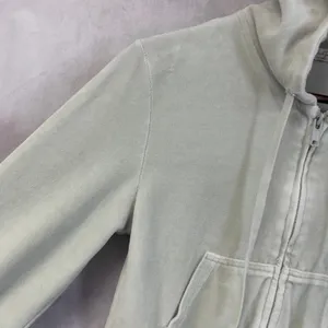 John Galt Brandy Melville Velour Zip Up‎ Hoodie Women OS Crop Soft Street Y2K thumbnail 6