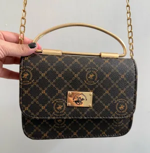 Beverly Hills Polo Club Purse Brown and Gold Small thumbnail 1