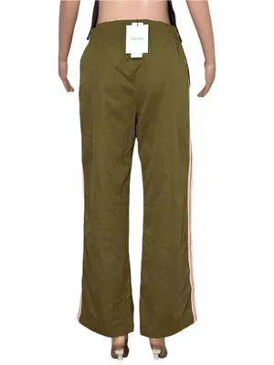 WITH JÉAN Romeo Track Pants, Khaki/Pink, Small thumbnail 5