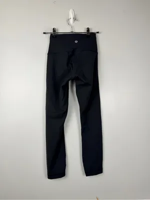 Lululemon Women Wunder Train HR Crop 23” Everlux LW6BNFS Black Size 2 thumbnail 2