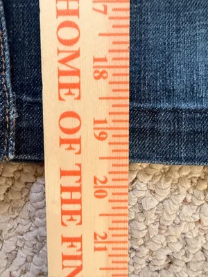 Citizens of Humanity Denim‎ Midi Skirt Size 26 Stretch Made in USA thumbnail 7