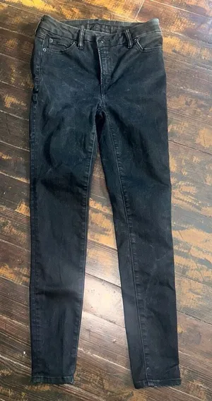 American Eagle highest rise black normcore 4 jeggings thumbnail 1