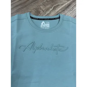 Alphalete Woman’s ELMTS Short SLEEVE Crop - Teal , Size Medium thumbnail 3