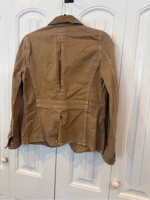 J. Crew tan jacket size petite small thumbnail 2