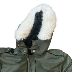 Sandro Green Hooded Parka thumbnail 7