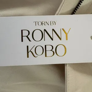 Ronny Kobo Tornby Cream Ivory Wide Leg‎ Pleated High Waisted Trousers XS NWT thumbnail 9