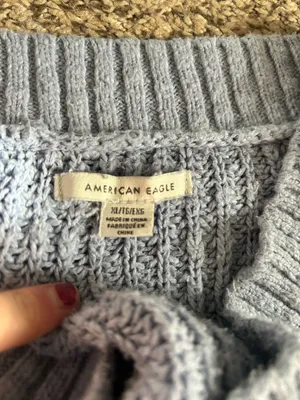 American Eagle Blue Sweater Knit thumbnail 2
