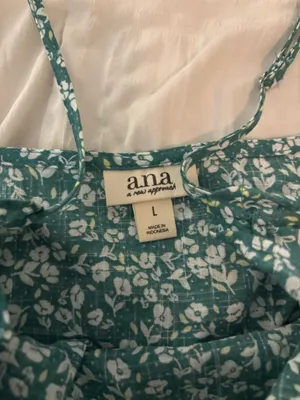 Ana cami tank Green Size L thumbnail 2