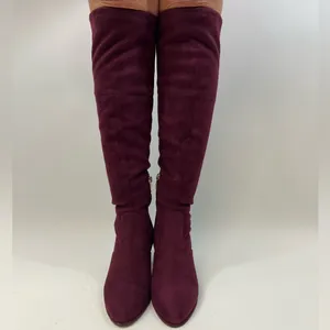 Marc Fisher Burgundy Over the Knee Boots size 6.5 thumbnail 4