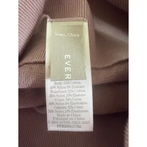 Everlane Ribbed‎ Seamless Bike Shorts High Waisted Mauve XS/S thumbnail 4