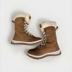 UGG Lakesider Tall Lace Women's Waterproof Suede Winter Boots Chestnut Size 6.5 thumbnail 3