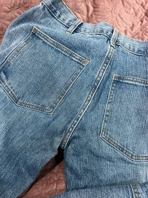 Light Wash Women's Jeans - Classic cargo Straight Leg thumbnail 3