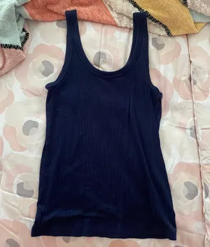 Aerie Navy Blue No BS Tank Top thumbnail 4