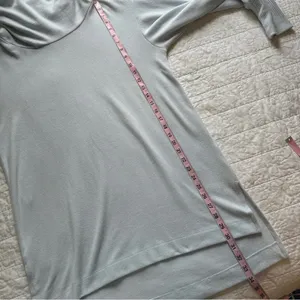 Anthropologie Maeve Cowl Neck Long Sleeve Tunic Style Sweater Light Blue thumbnail 6
