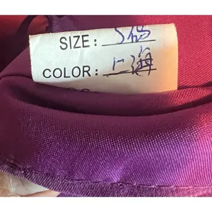 Prom Formal Dress Purple One Shoulder Long Embellished Beaded Cocktail Size S thumbnail 13