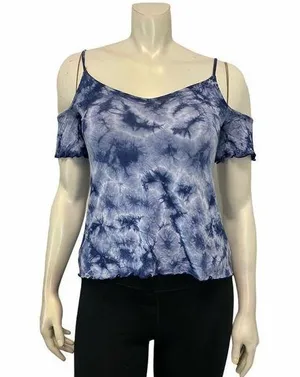 Small American Eagle Soft & Sexy Tie-Dye Cold Top thumbnail 1