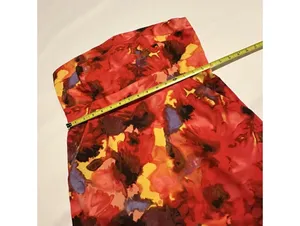 New York & Company Strapless Sheath Dress Red Water Color Sz 12 NWT $56 thumbnail 6
