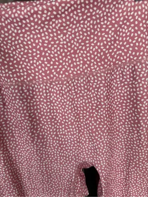 Buffbunny Legacy leggings high waisted rise mauve bossy print dots workout thumbnail 6