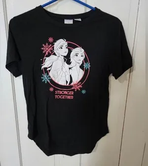 Disney Womens frozen 2 shirt size large thumbnail 1