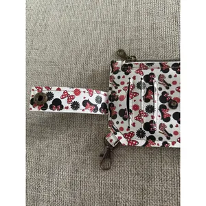 Minnie Mouse White Black Red card holder with zipper‎ 6" x 4" thumbnail 4