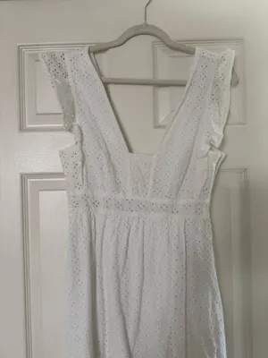 JustFab white dress thumbnail 2