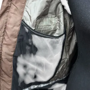 Sims Snowboard Ski Jacket Hood Winter Size Small‎ Brown With Green Lining thumbnail 13