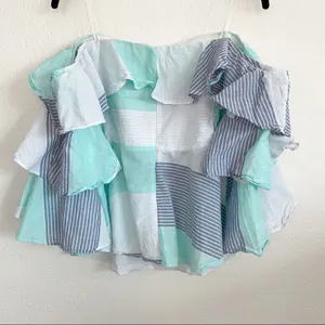 Amanda Uprichard Off the Shoulder Ruffle Top Size Medium thumbnail 11
