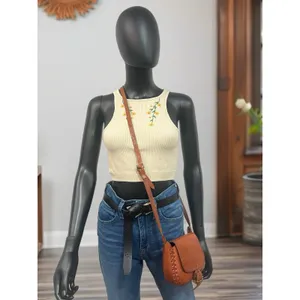ZARA‎ SEAMLESS EMBROIDERED TOP | ZARA SUNFLOWERS Sz XS thumbnail 5