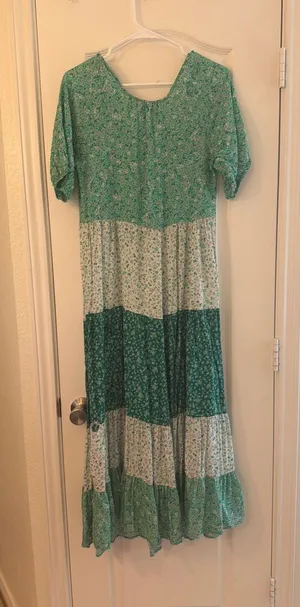 ZARA Floral Maxi Print Dress thumbnail 1