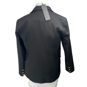 NEW Lioness Women' Black Long Sleeve Double Breasted Blazer Suit Jacket Size XXL thumbnail 3