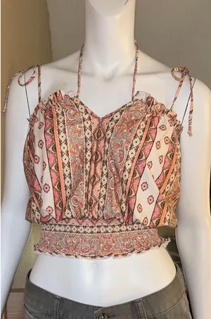 Willow + Root Floral Tank thumbnail 1