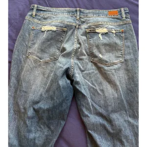 Judy Blue Los Angeles Boyfriend Fit Distressed Ripped Jeans Medium Wash 18W thumbnail 14